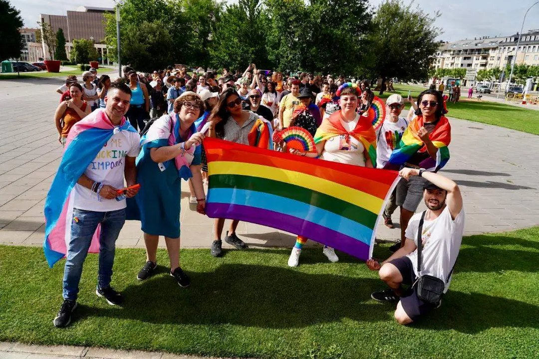 Imagen de archivo de la celebraci&oacute;n del D&iacute;a Internacional del Orgullo LGTBIQ+ en Le&oacute;n. Foto: Campillo.