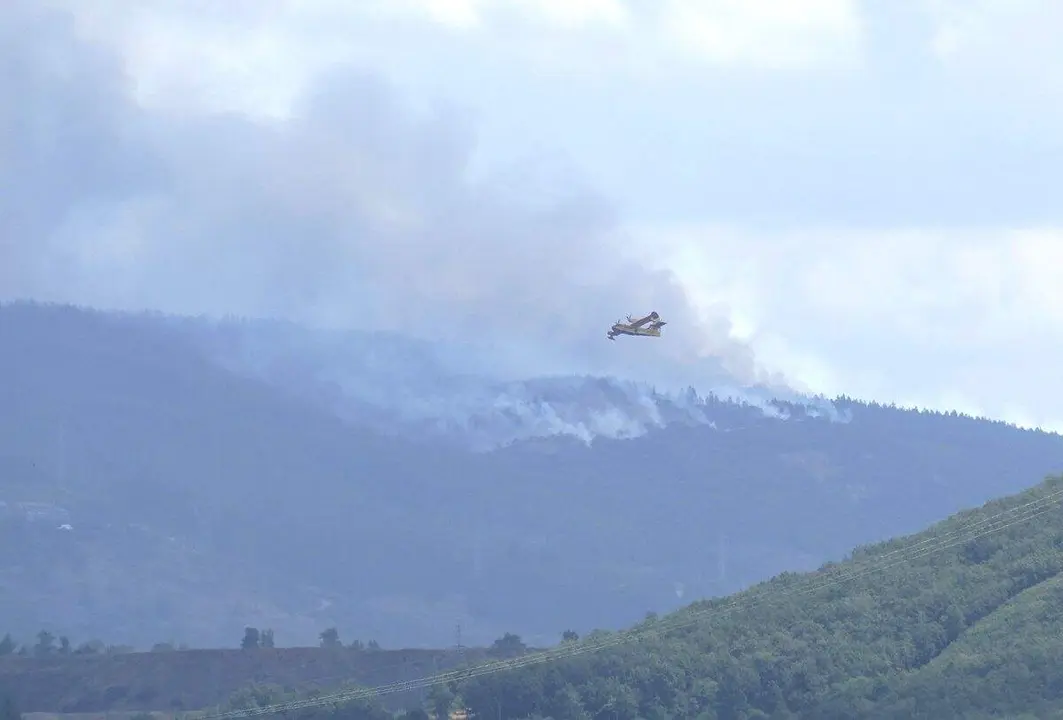 Incendio en el municipio de Congosto (Le&oacute;n)