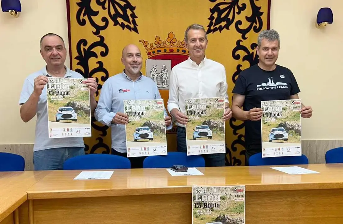 Un instante de la presentaci&oacute;n del Rallye de Le&oacute;n 2026.