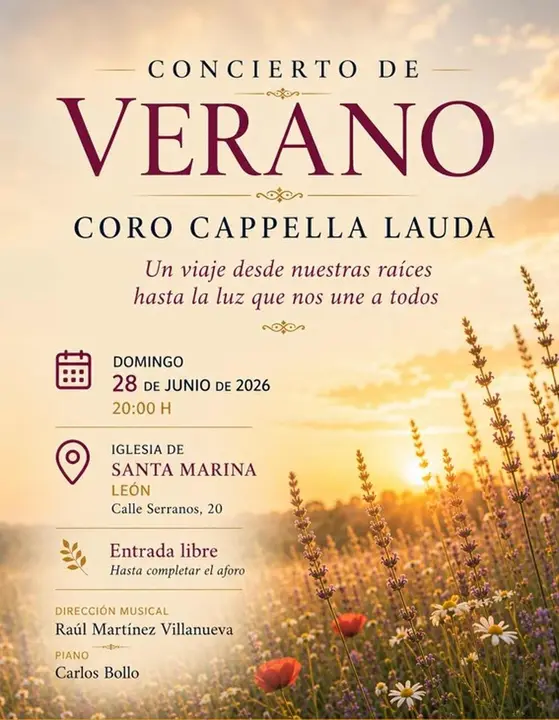 Imagen del cartel promocional de la actividad.