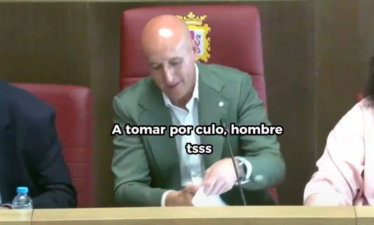 Jose Antonio Diez al finalizar el pleno