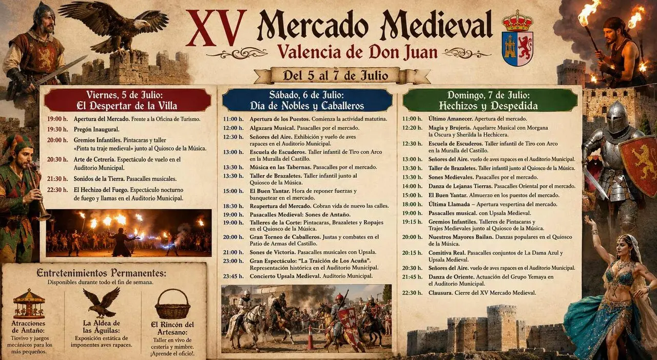 Programa completo de actividades.