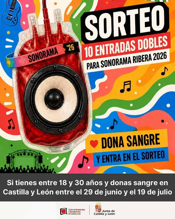 Cartel promocional realizado para incentivar las donaciones.