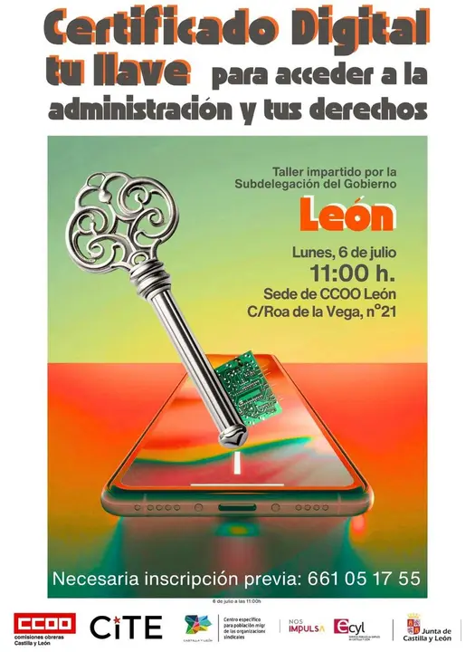 Cartel promocional de la actividad.