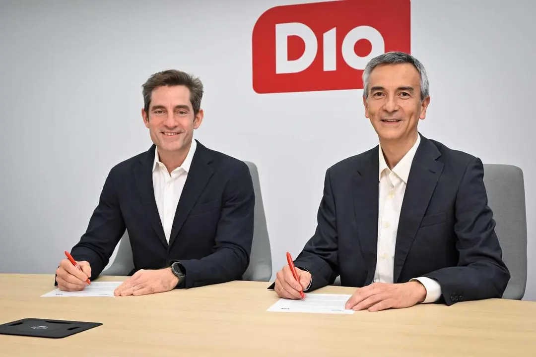 Mart&iacute;n Tolcachir, CEO de Grupo Dia, y José Luis Ibá&ntilde;ez, Director Gerente de Coceder.