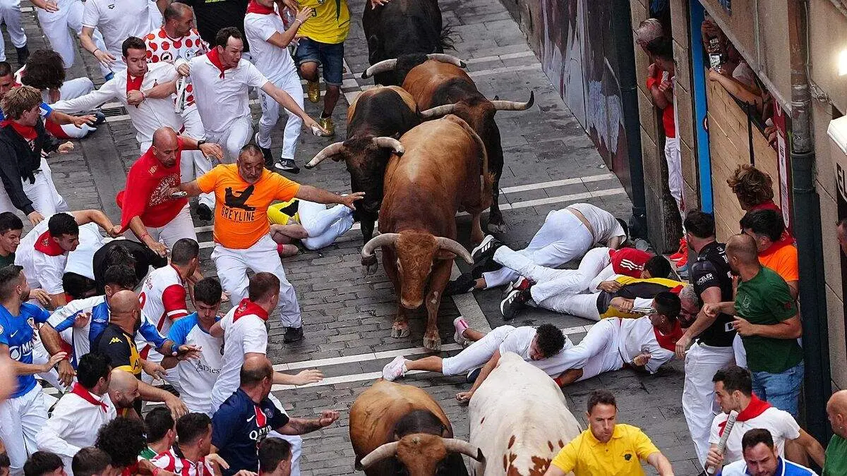 sexto encierro de San ferm&iacute;n