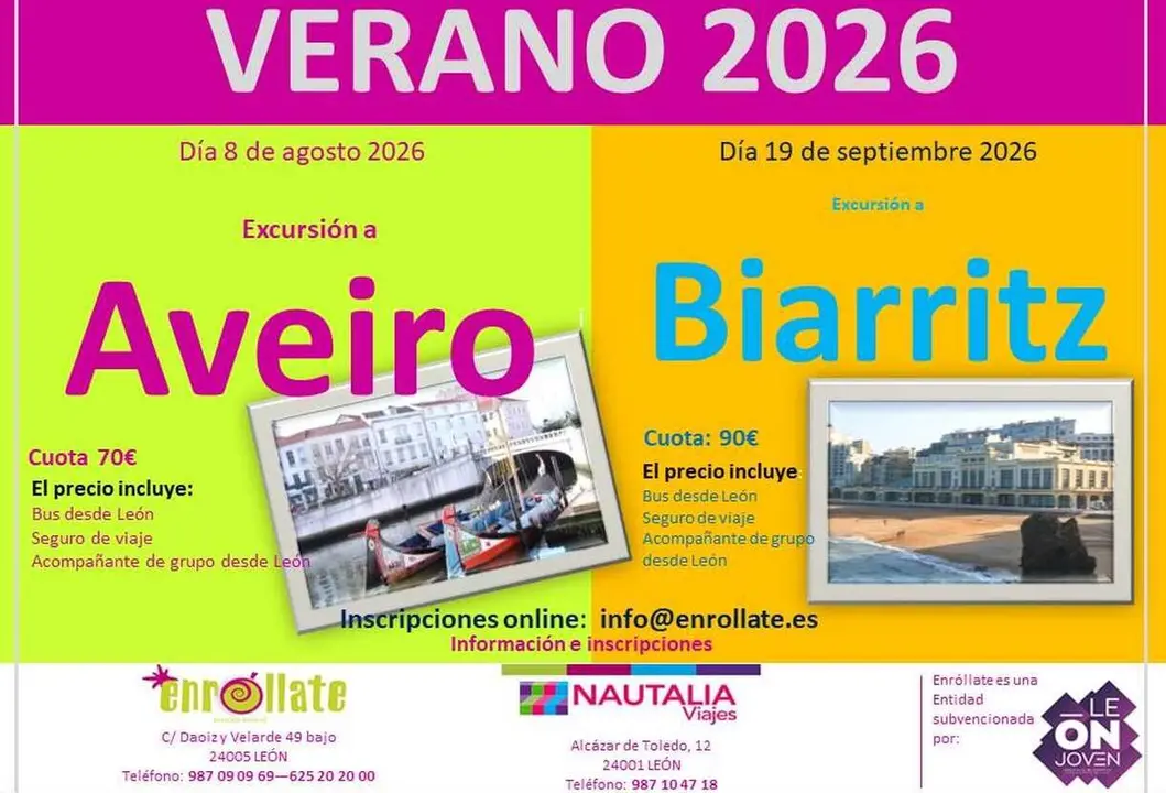 Imagen de los carteles promocionales de la actividad.