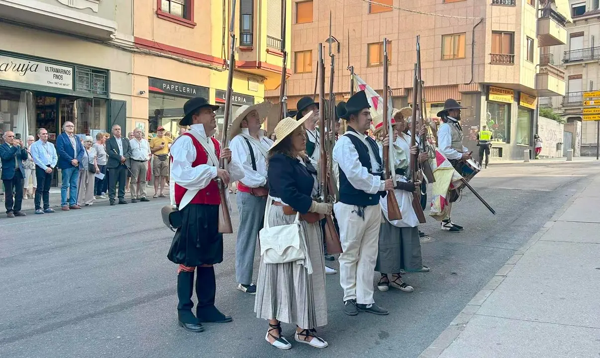 Un instante del acto conmemorativo celebrado en Astorga.