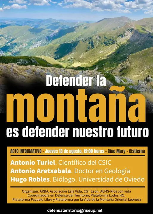 Imagen del cartel promocional de la actividad.