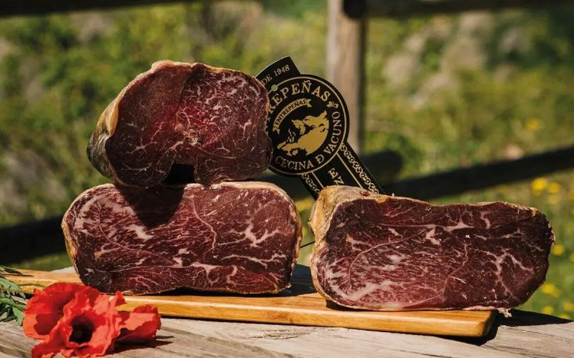 Cecina ecol&oacute;gica de Entrepe&ntilde;as.
