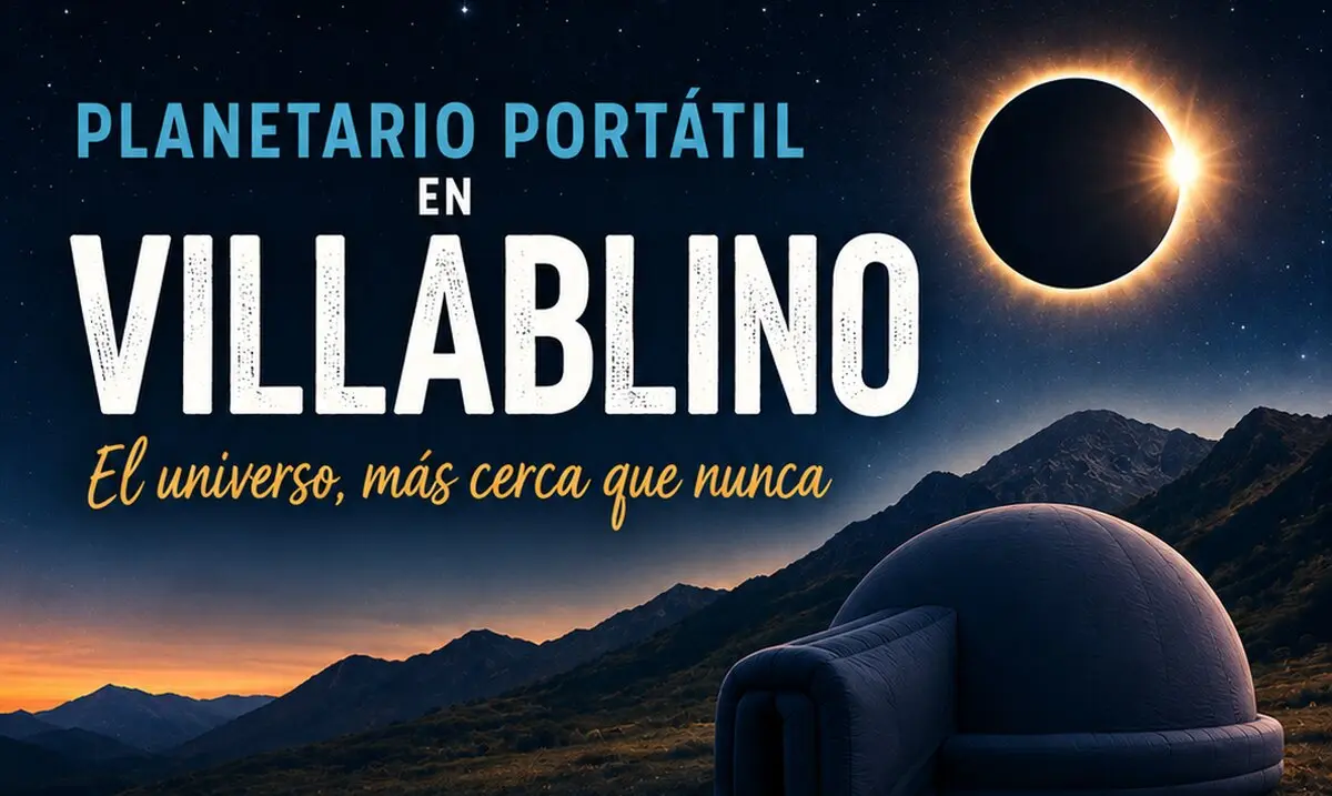 Planetario portatil en Villablino