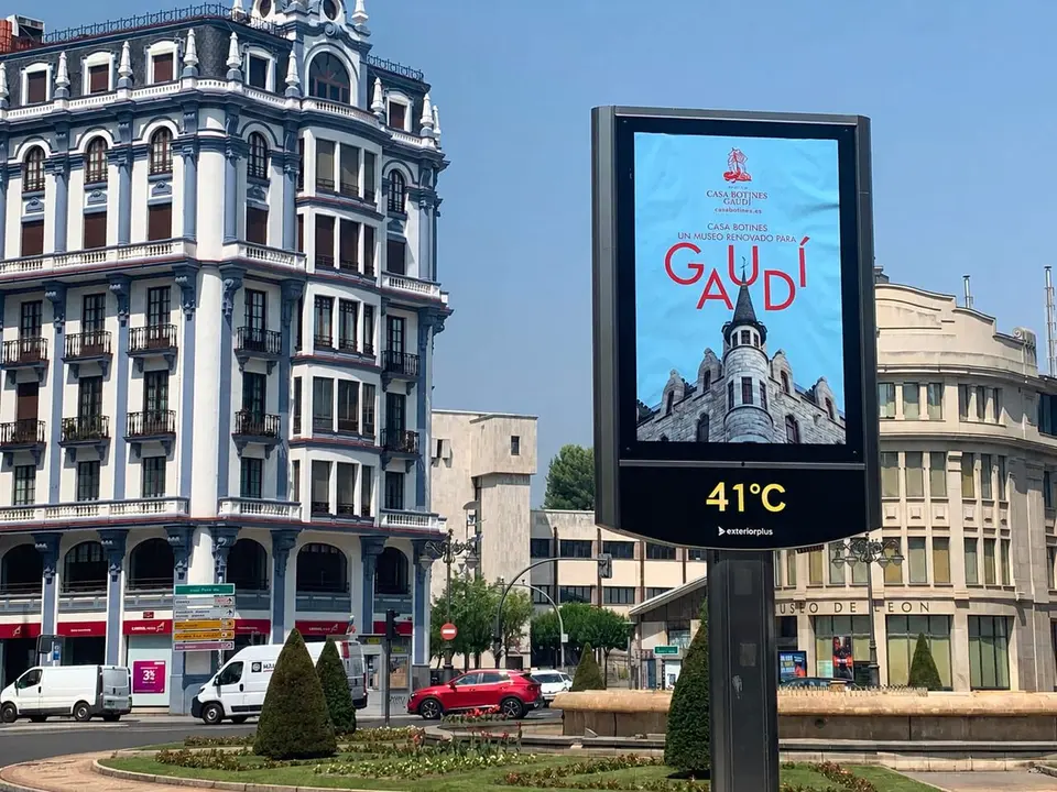 El term&oacute;metro de Santo Domingo se&ntilde;ala 41 grados durante la jornada del mi&eacute;rcoles en Le&oacute;n.