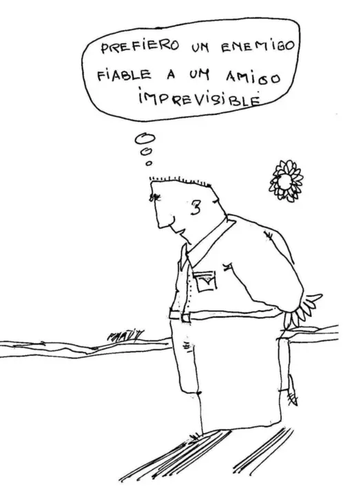 El amigo imprevisible.