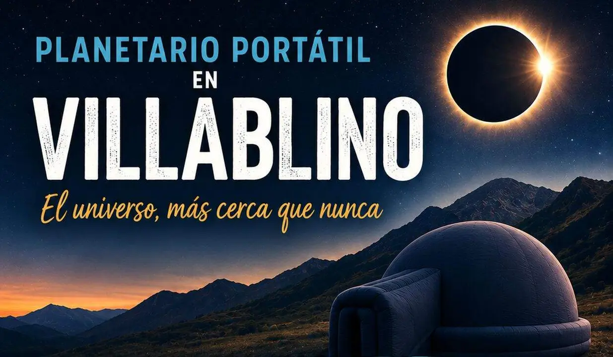 Planetario portatil en Villablino 1