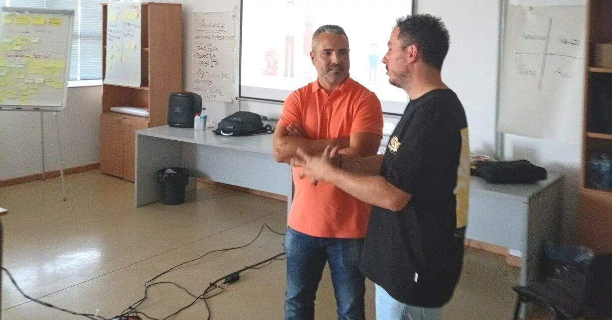 David Pacios en una formaci&oacute;n de trabajadores el pasado mes de julio 1