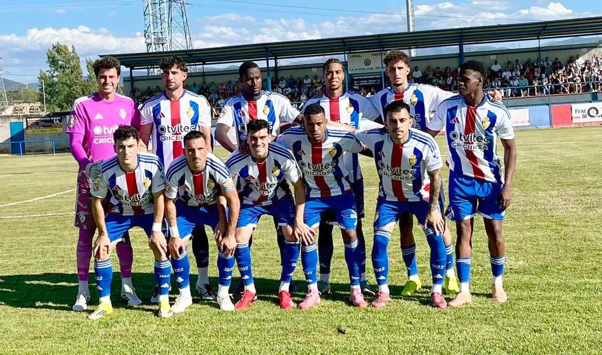 Alineaci&oacute;n inicial de la Ponferradina en el encuentro de este mi&eacute;rcoles.