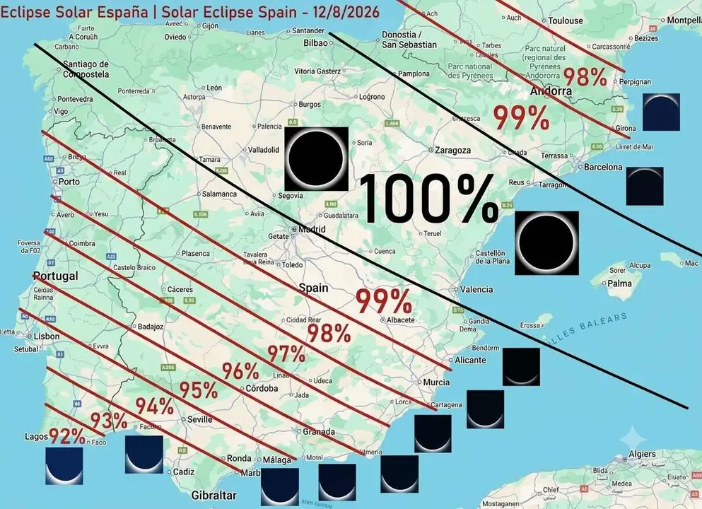 HD Mapa eclipse