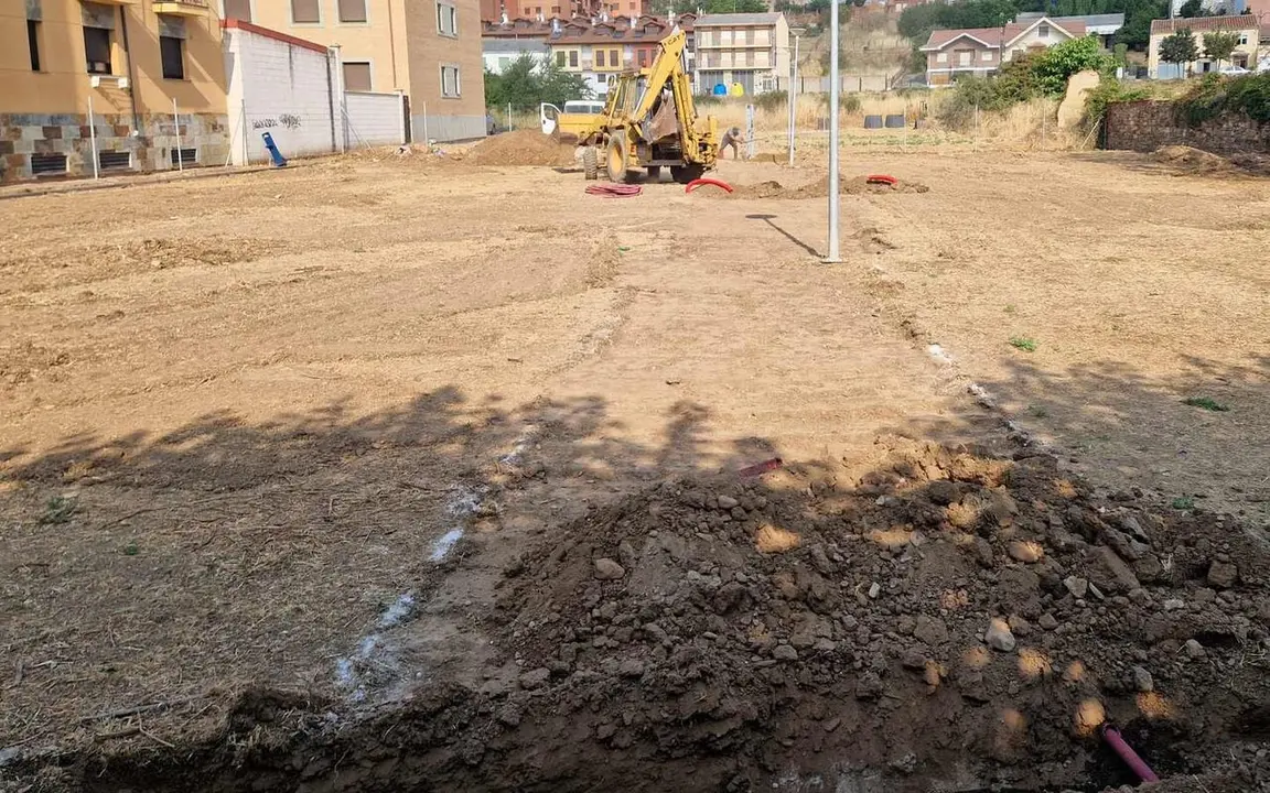 Imagen de  las obras acometidas para la adecuaci&oacute;n de la zona.