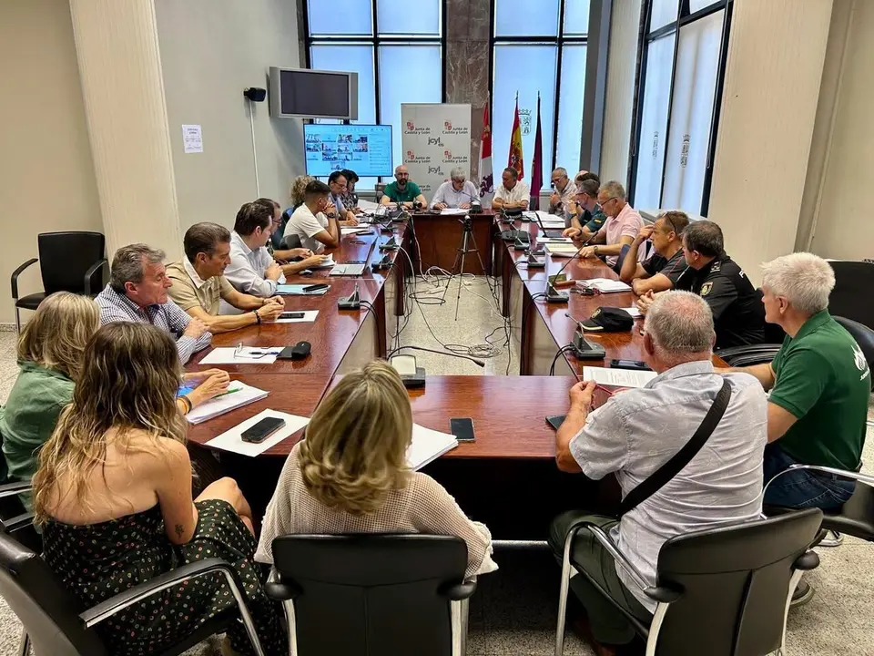 Sesi&oacute;n especial del Cecopi de la provincia de Le&oacute;n celebrada este mi&eacute;rcoles. Foto: Diputaci&oacute;n de Le&oacute;n.