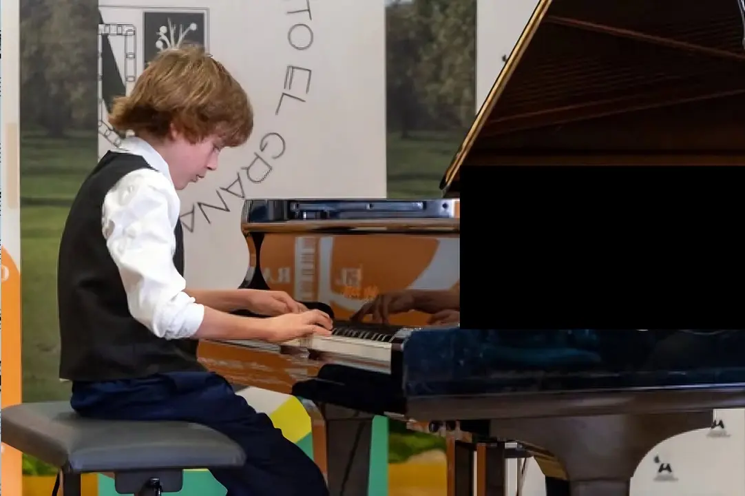 El joven pianista Noah Pearson Fuertes.