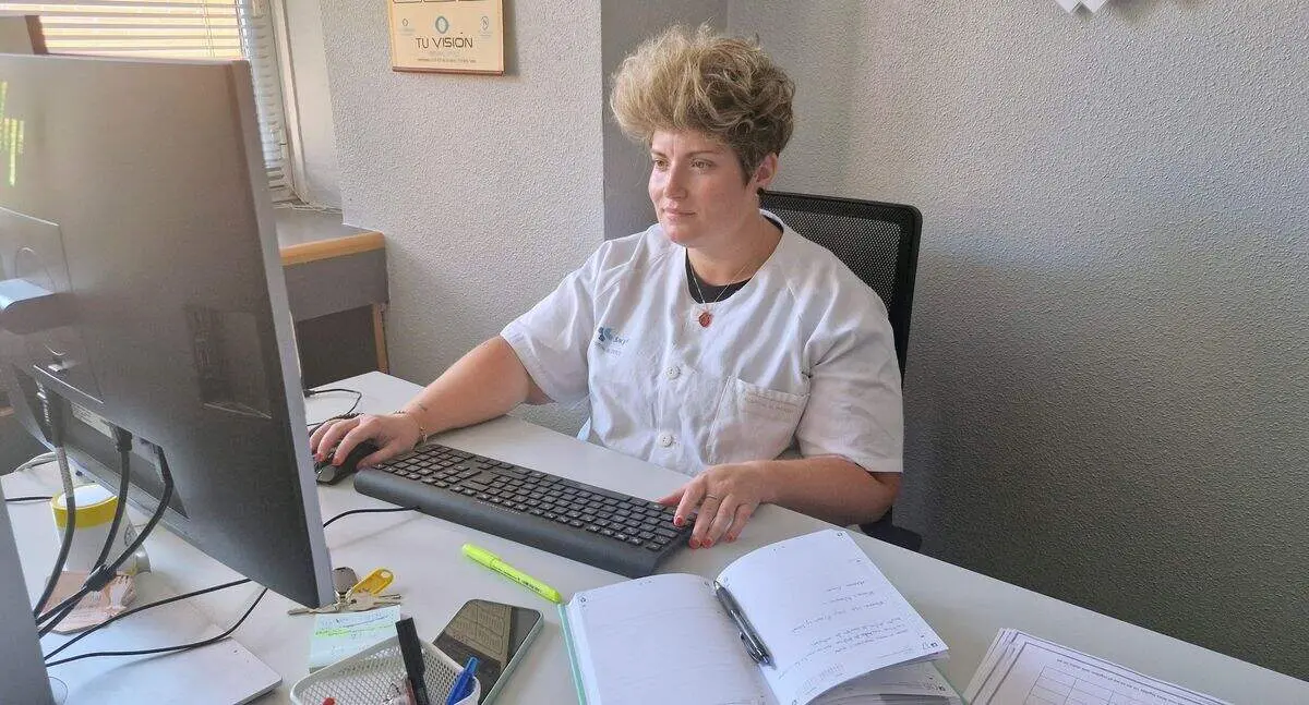 La coordinadora de Enfermer&iacute;a de Docencia,Formaci&oacute;n e Investigaci&oacute;n de la Gasbi,Silvia Dom&iacute;nguez 1