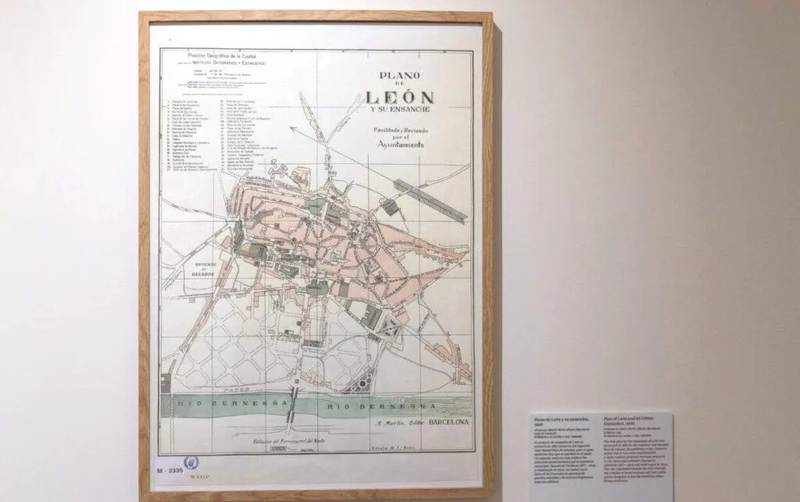 Plano-de-Leon-en-la-exposicion-Gaudi-y-la-ciudad-moderna