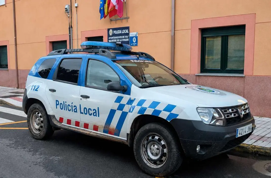 Imagen del veh&iacute;culo patrulla de la Polic&iacute;a Local de Valverde.
