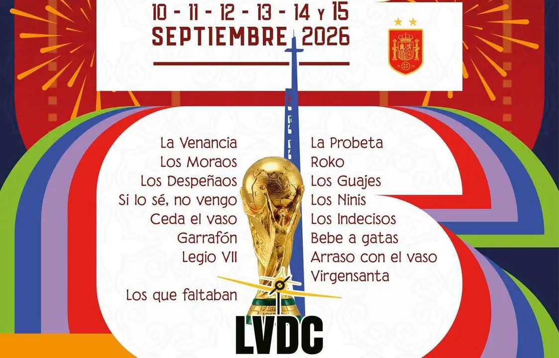 Imagen parcial del cartel oficial de las fiestas de La Virgen del Camino.