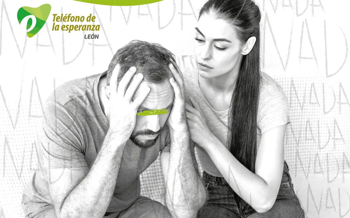 Imagen parcial del cartel previsto para el D&iacute;a del Suicidio.