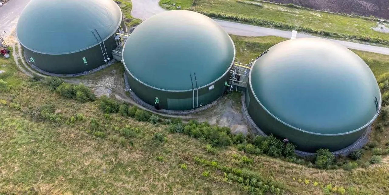 Imagen de una planta de biometano.