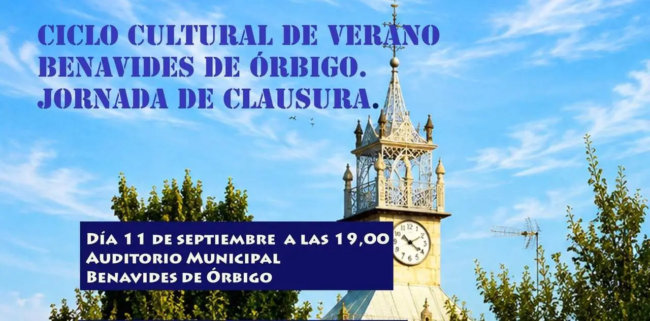 cartel ciclo clausura benavides de &oacute;rbigo