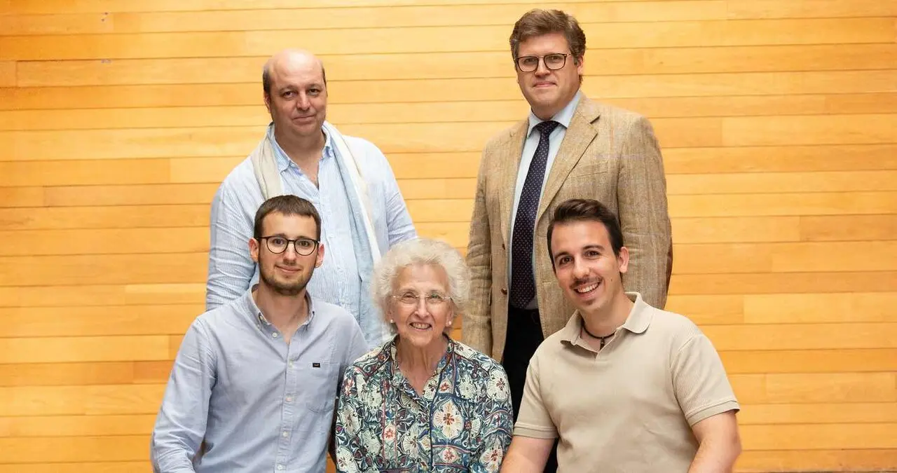 Borja Quintas, Andrey Yaroshinsky, JorgeYag&uuml;e, Xaime Irisarri y Margarita Morais.