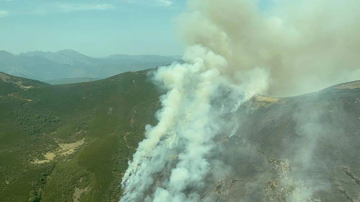 Incendio forestal Pendilla de Arbas