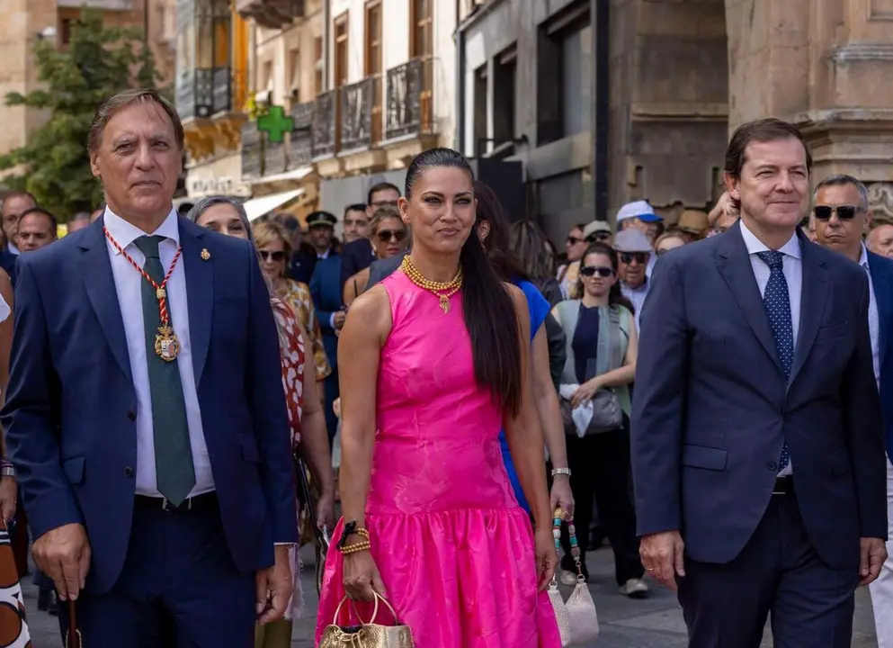El presidente de la Junta de Castilla y Le&oacute;n, Alfonso Fern&aacute;ndez Ma&ntilde;ueco, asiste a los actos con motivo de la Festividad de Santa Mar&iacute;a de la Vega, patrona de Salamanca