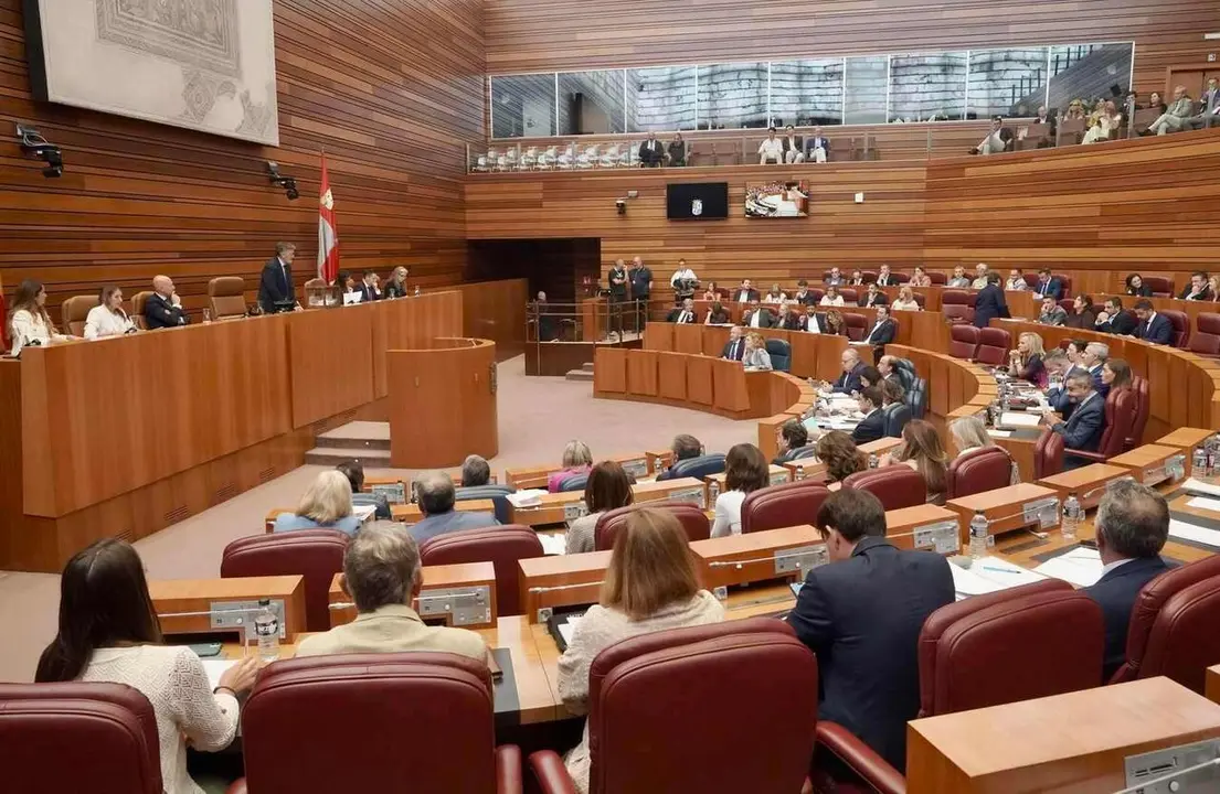 Recuento de votos en la Sesi&oacute;n Plenaria de las Cortes de Castilla y Le&oacute;n.
