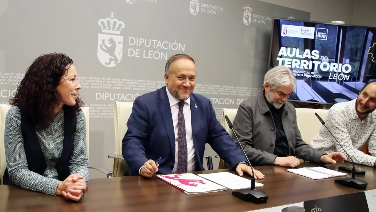 Un instante de la presentaci&oacute;n realizada este lunes en la Diputaci&oacute;n de Le&oacute;n.