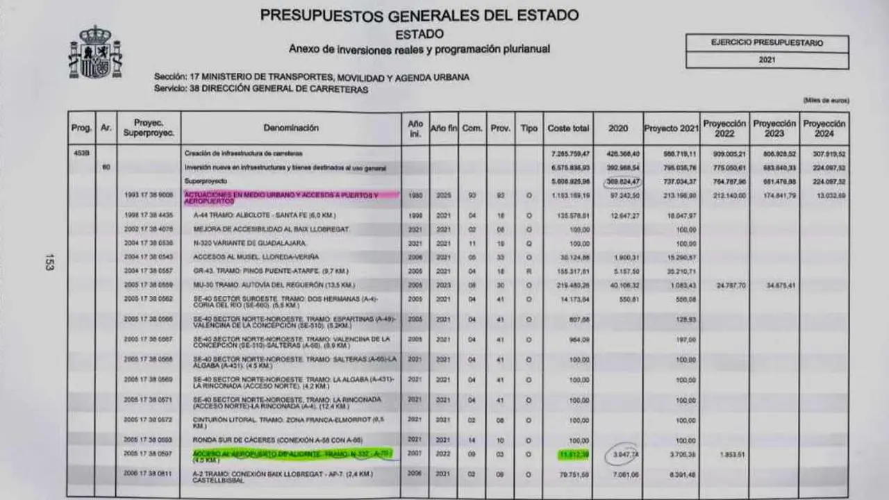 Imagen de uno de los documentos publicados por Óscar Puente en la red social 'X'.