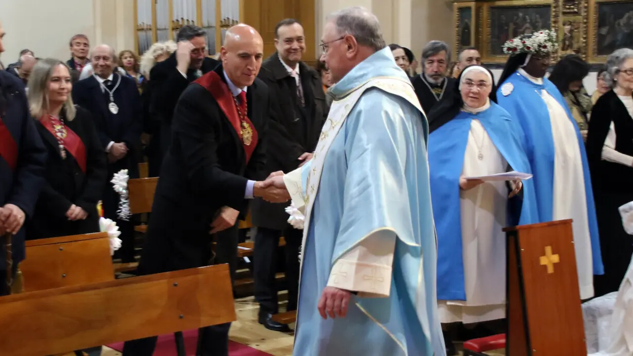 El obispo de León Luis Ángel de las Heras.