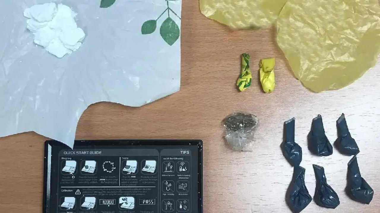 Droga decomisada por la Guardia Civil en la localidad de Fabero.