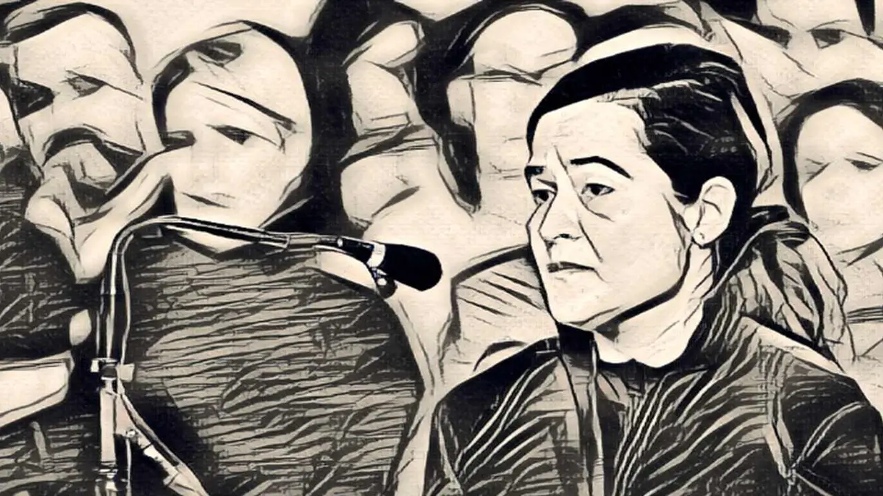 Triana, durante su declaración en la Audiencia Provincial de León.