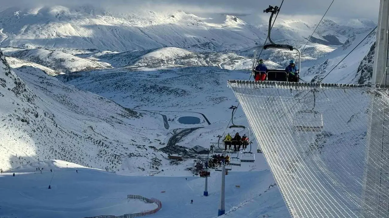 Imagen de la estación invernal de San Isidro.