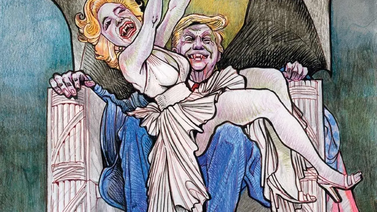 Imagen parcial de la nueva novela 'Trumpsilvania' del escritor leonés Luis Artigue.