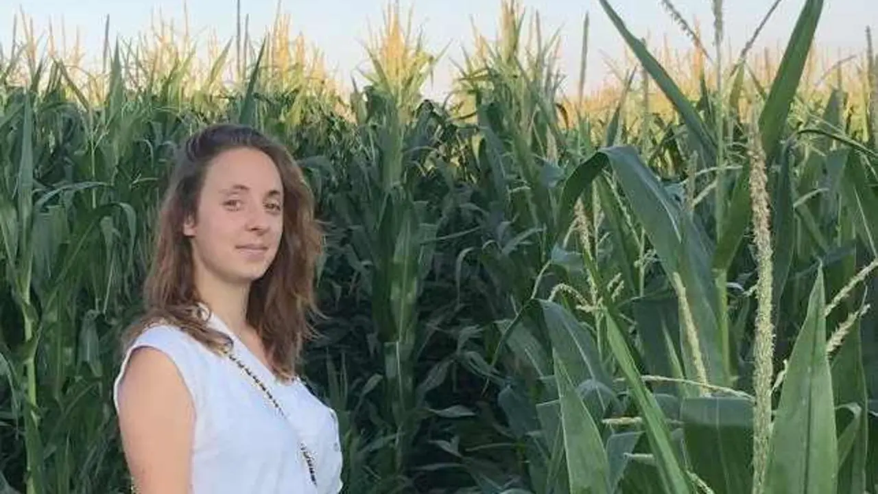 Patricia Ibán en su pueblo, Roderos.