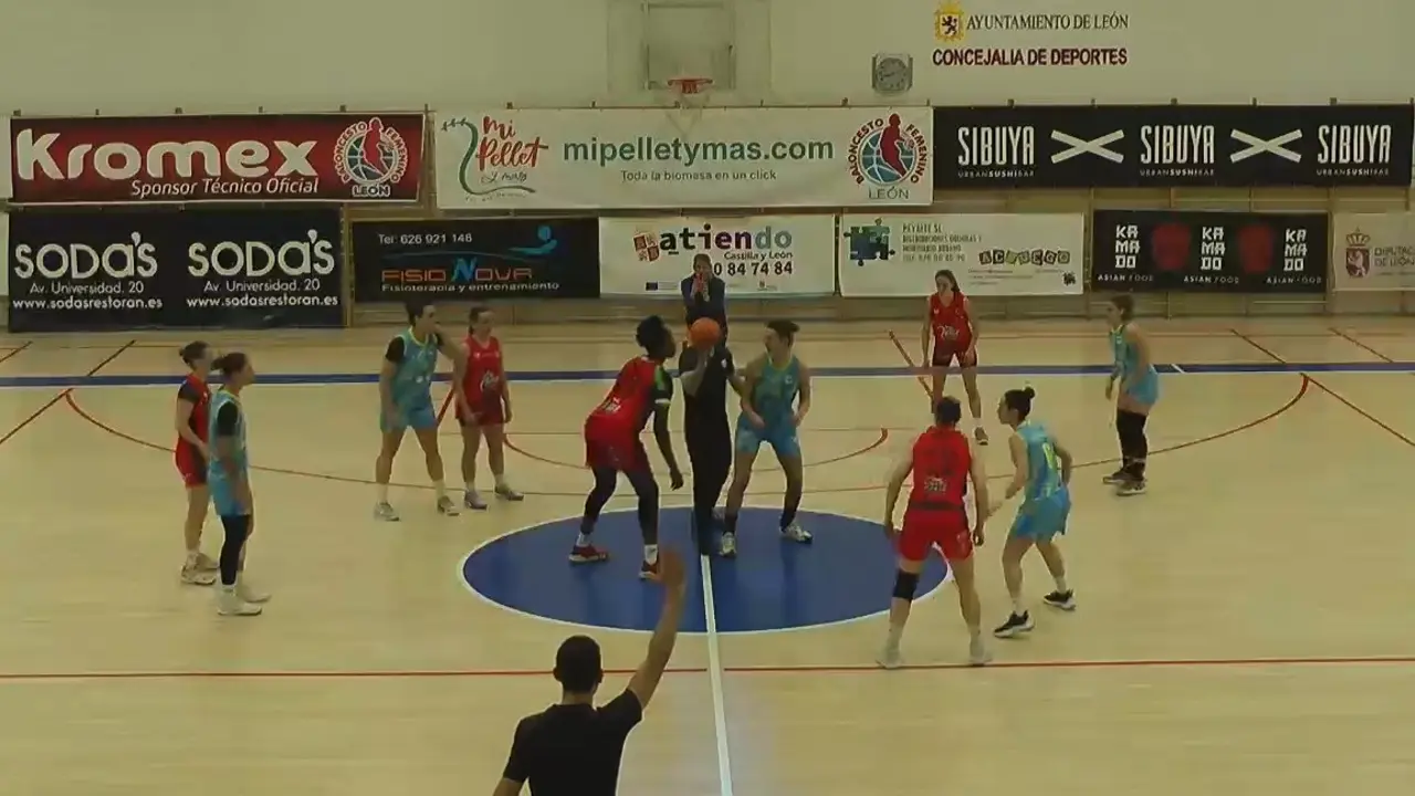 Baloncesto Femenino León en el encuentro frente a Port Management Andratx en el que resultaron vencedoras las leonesas.
