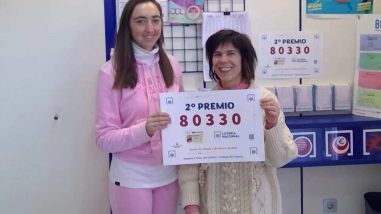 Segundo premio de la Lotería Nacional vendido en Trobajo del Camino.