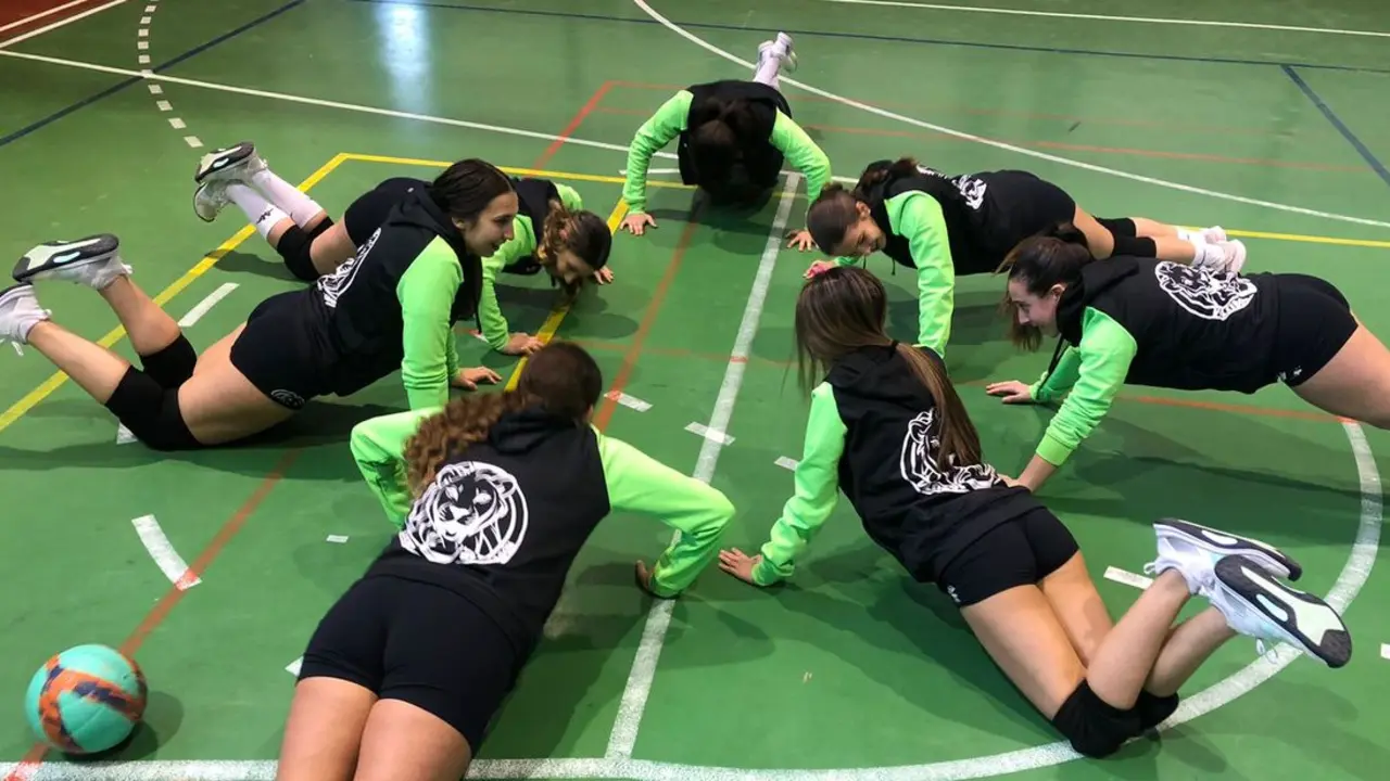 Club de voleibol creado por el AMPA del IES Fernando de Castro, en Sahagún.