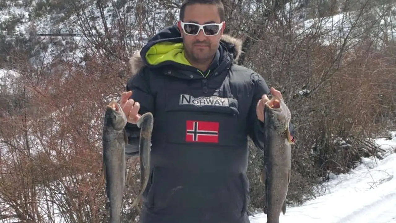 David García, aficionado a la pesca.