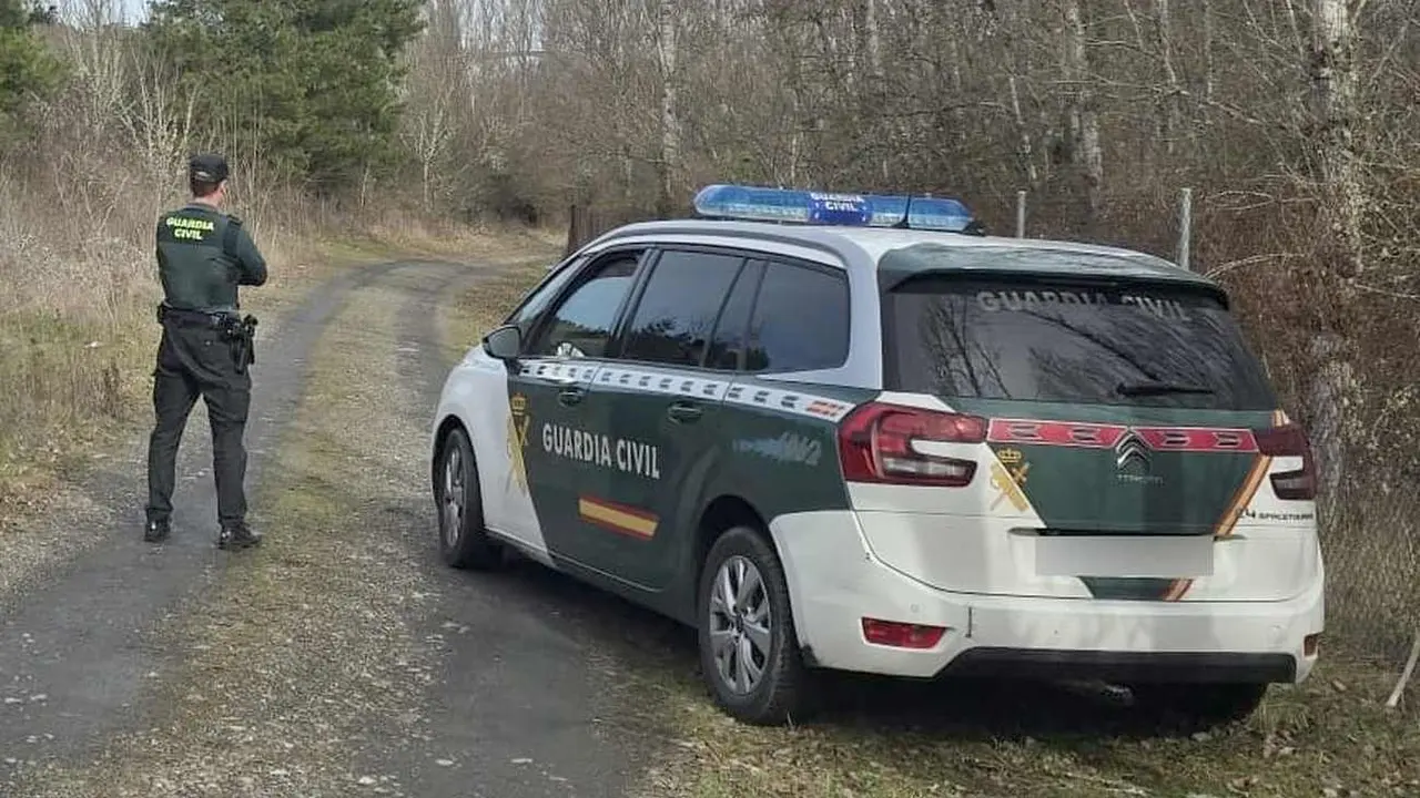Efectivos de la Guardia Civil durante un operativo de búsqueda.