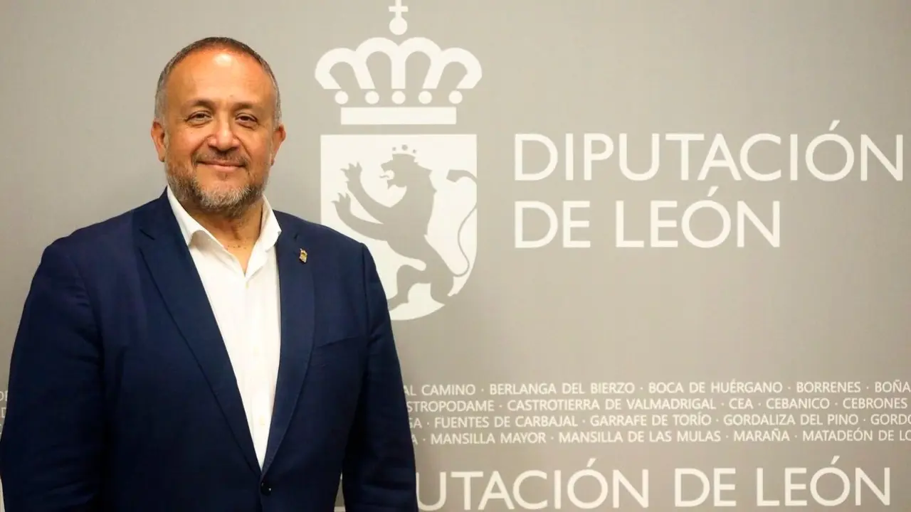 El presidente de la Diputación de León, Gerardo Álvarez Courel.