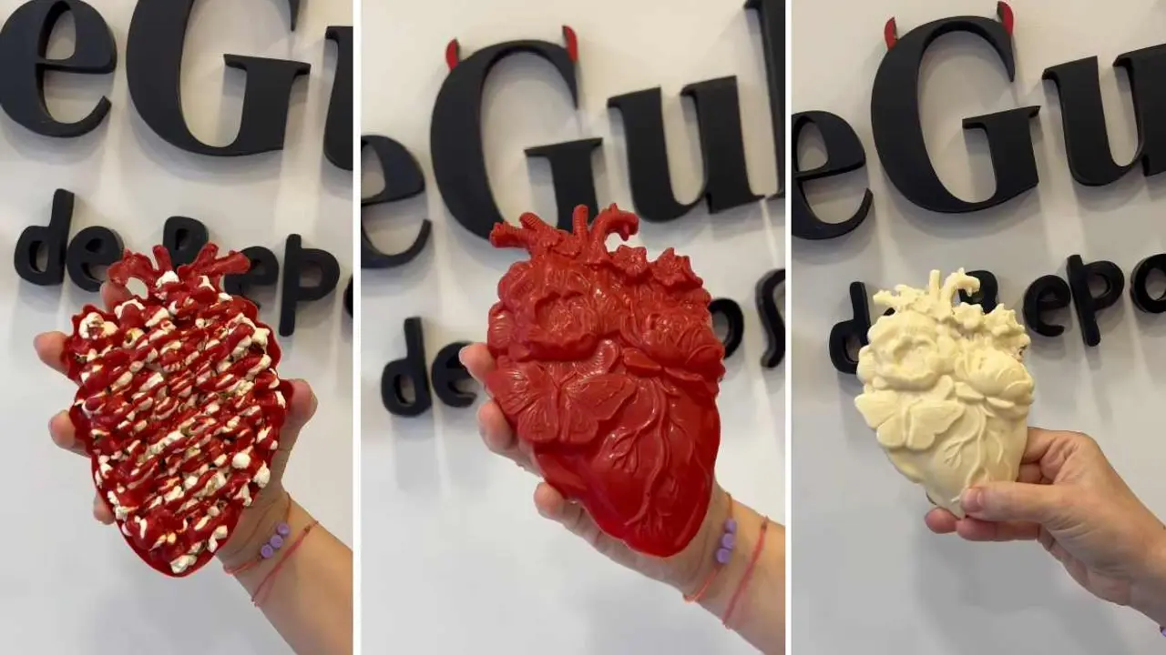 La firma leonesa DulceGula tira de innovación para San Valentín y busca conquistar el mercado nacional con una propuesta diferente: corazones de chocolate rellenos de palomitas.